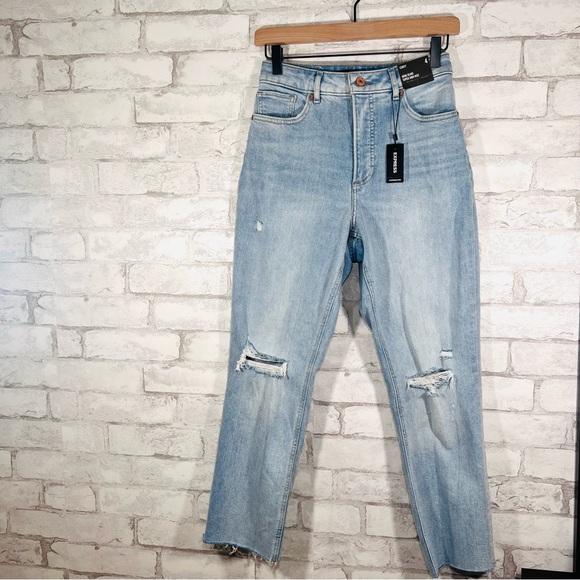 Express Denim - Express Curvy Mom super high rise jeans Sz 4